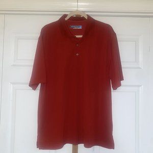 Men's Roundtree & Yorke Performance Polo Short Sleeve Shirt - Large